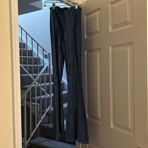 Free People Velvet Flare Pants, XS